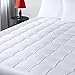 Utopia Bedding Utopia Bedding Quilted Fitted Premium Mattress Pad Full Size - Pillow Top Mattress Topper - Elastic Fitted Fluffy  - Image 2