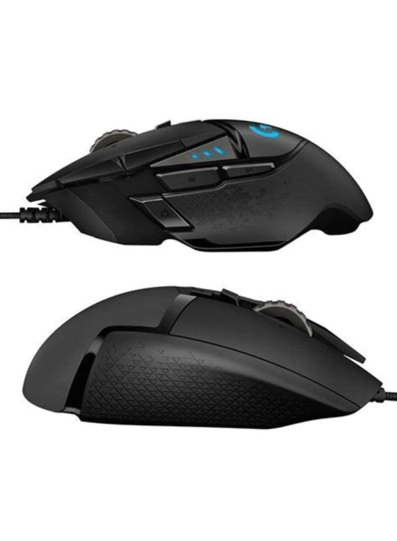 Original High Performance Wired Gaming Mouse, HERO 25K Sensor, 25,600 DPI, RGB, Adjustable Weights, 11 Programmable Buttons, On-Board Memory, PC/Mac - Black - Image 2