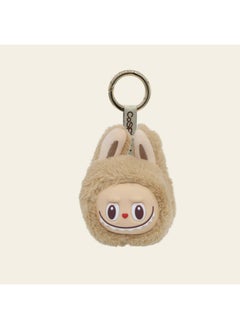 Generation Vinyl Plush Head Small Pendant Second Generation Cloth Key Chain Ugly Cute Doll-Specification:Generation Khaki-Color:Pendant Is About 11cm