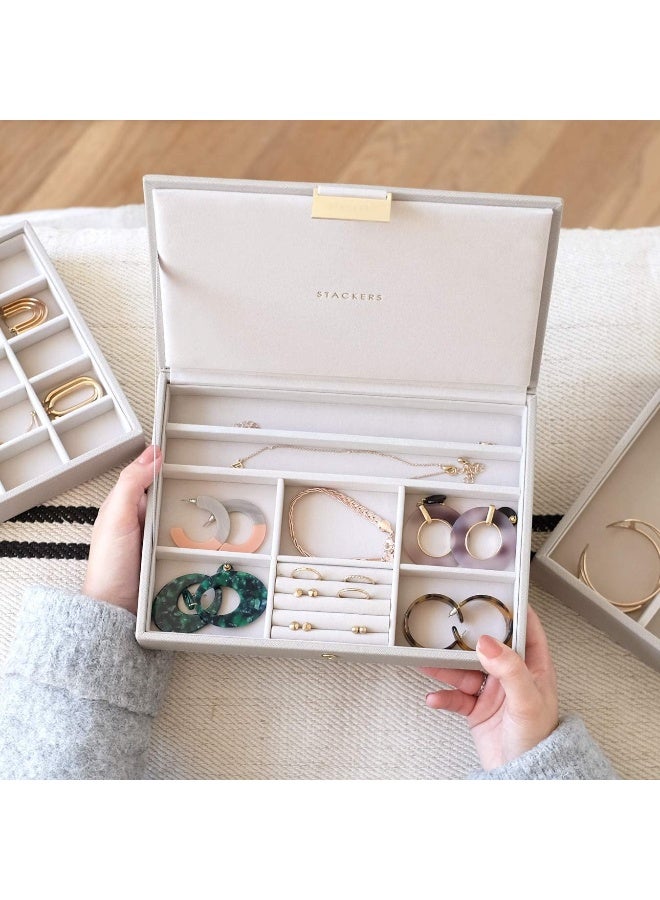 Stackers صندوق المجوهرات الكلاسيكي بغطاء من ستاكرز توبي، متوسط - Image 2