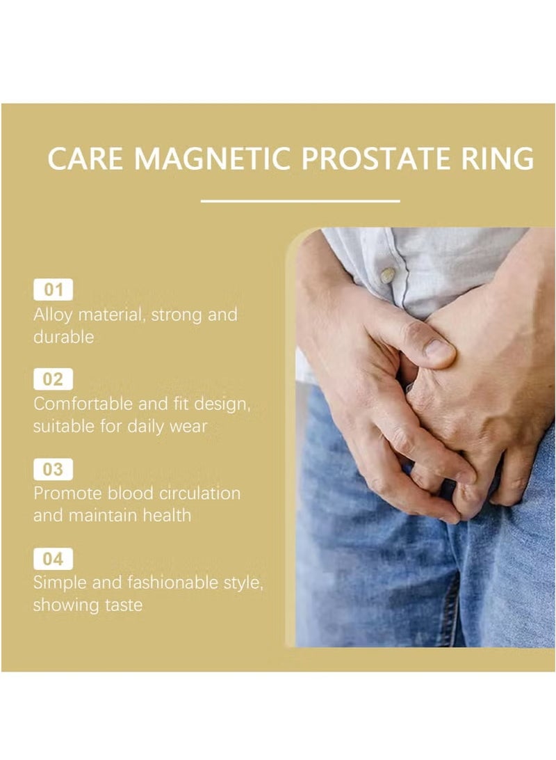 Houkea 2-Piece Healthy Blood Regulator Ring for Men  - Image 5