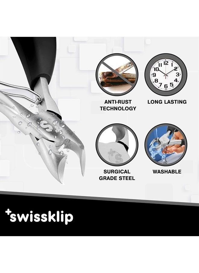 Swissklip - Toenail Clippers I Heavy Duty Toe Nail Clippers I Toenail Clippers for Thick Nails I Big Toe Nail Clippers for Thick Toenails I Toenail Scissors I Heavy Duty Nail Clippers for Thick Nail (1) - Image 1