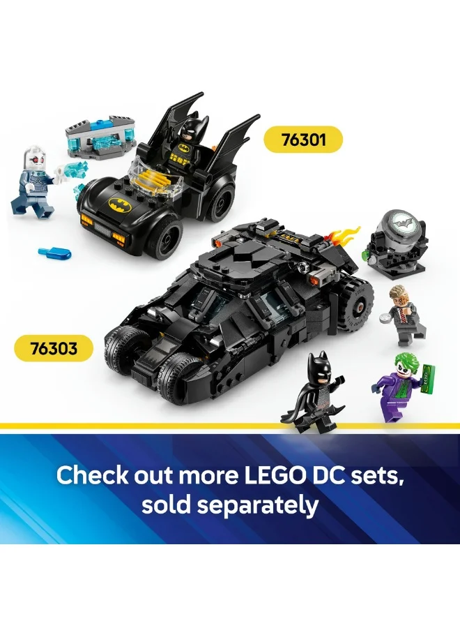 ليغو مجموعة مركبة باتمان™ وسيارة الوطواط™ ضد مستر فريز™ من LEGO® DC Batman™‎‏ 76301