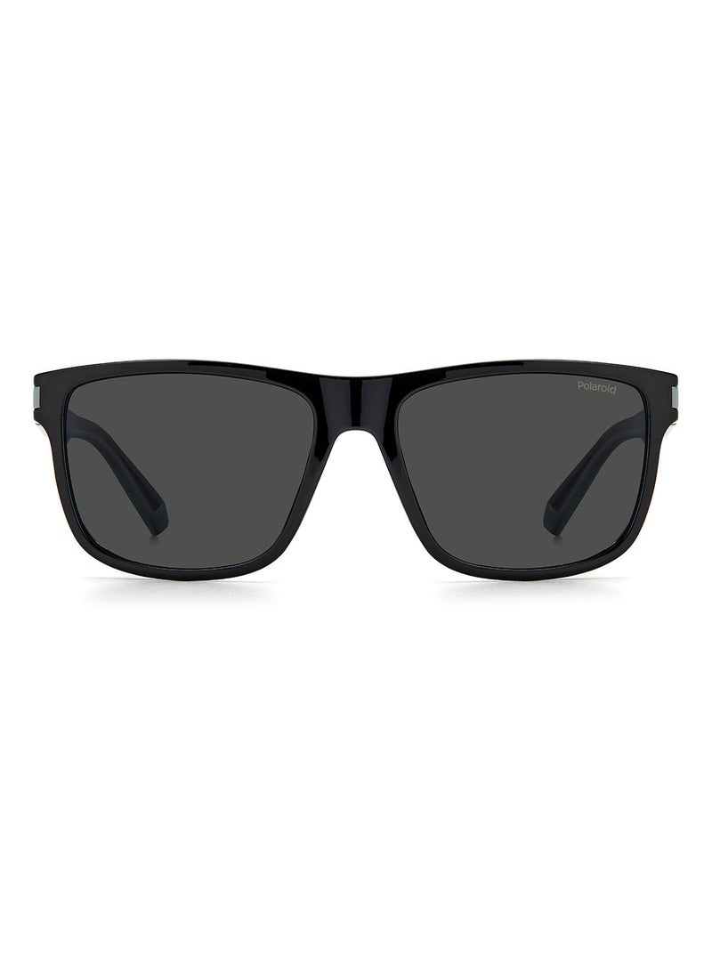 Polaroid Square  Sunglasses PLD 2123/S  BLACKGREY 57 - Image 2