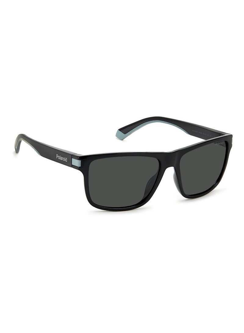 Polaroid Square  Sunglasses PLD 2123/S  BLACKGREY 57 - Image 3