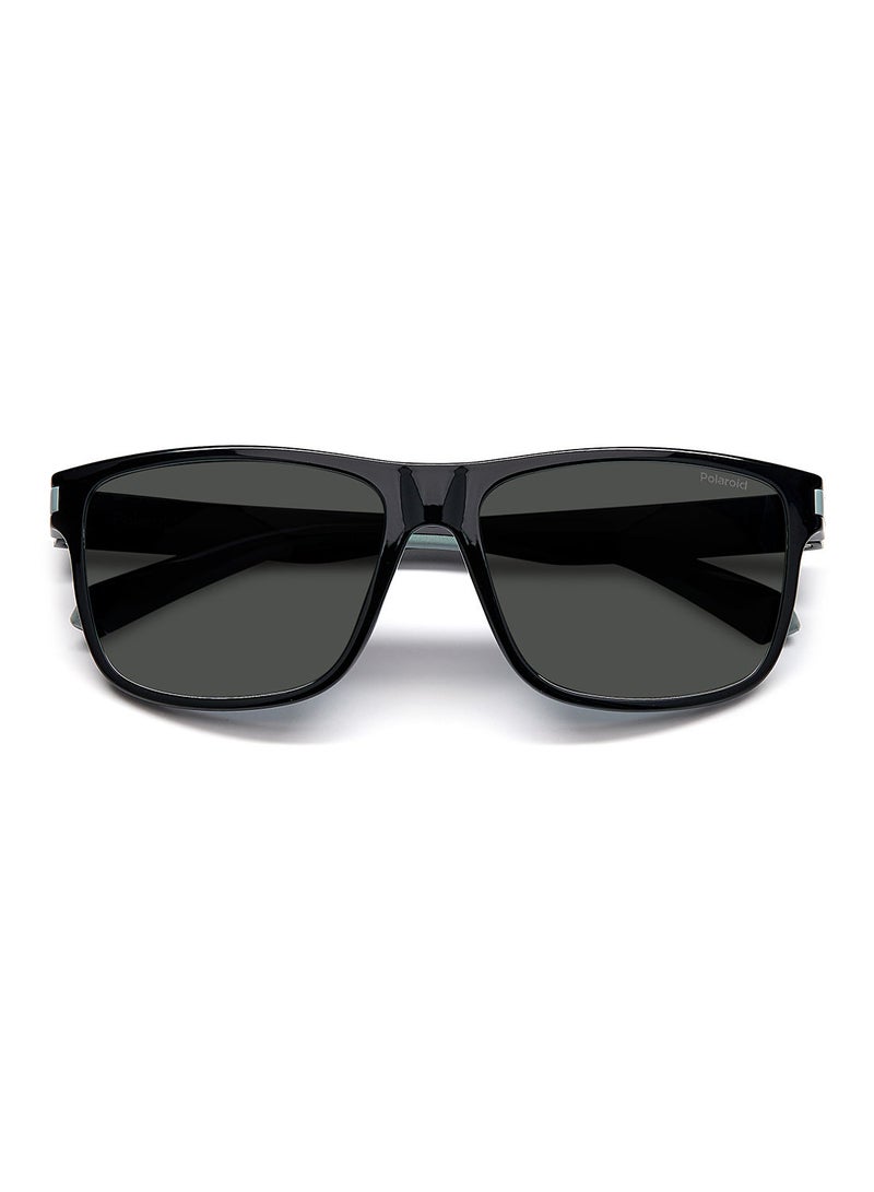 Polaroid Square  Sunglasses PLD 2123/S  BLACKGREY 57 - Image 4