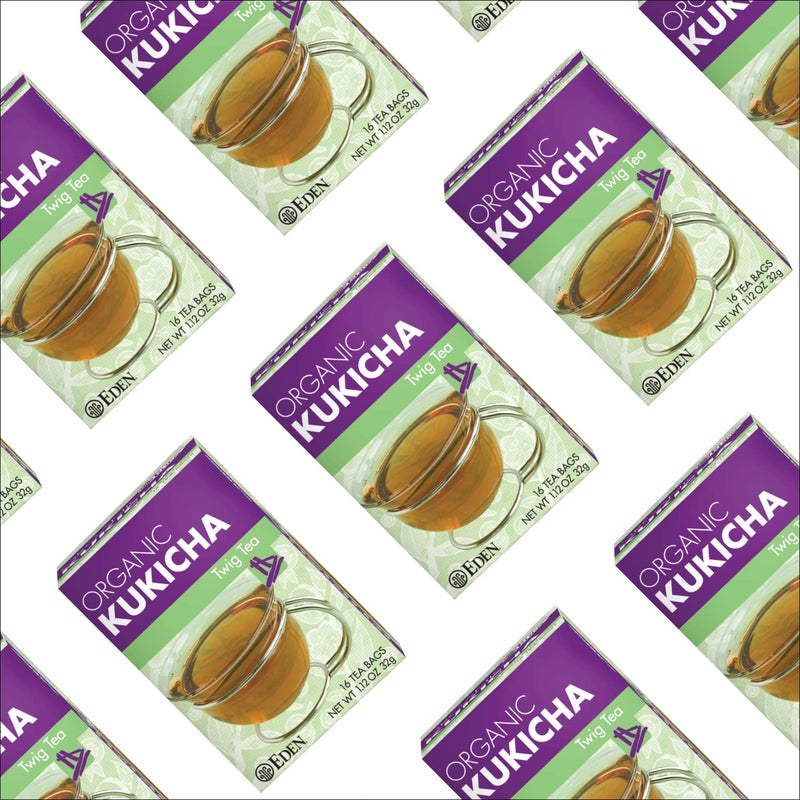 Eden Kukicha Organic Roasted Twig Tea, George Ohsawa Macrobiotic, Low Caffeine, 16 Unbleached Manila Tea Bags/Box (12) - Image 5