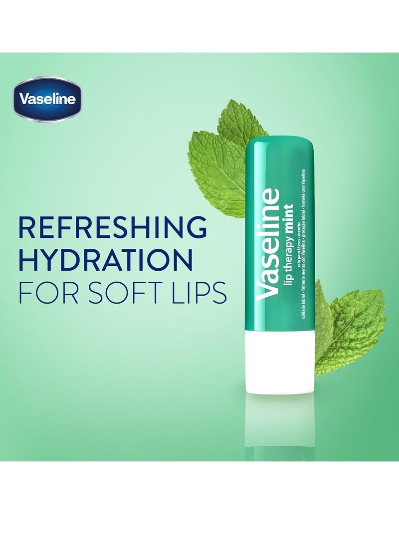 Vaseline Lip Therapy Mint Flavor Balm, 4.8 grams - Image 2