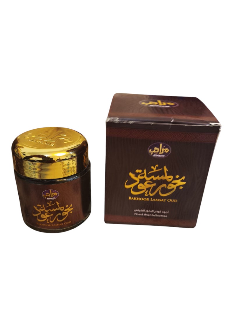 MARAHIB Bakhoor Lamsat Bakhoor Oud Semi Powder 30grams - Image 1