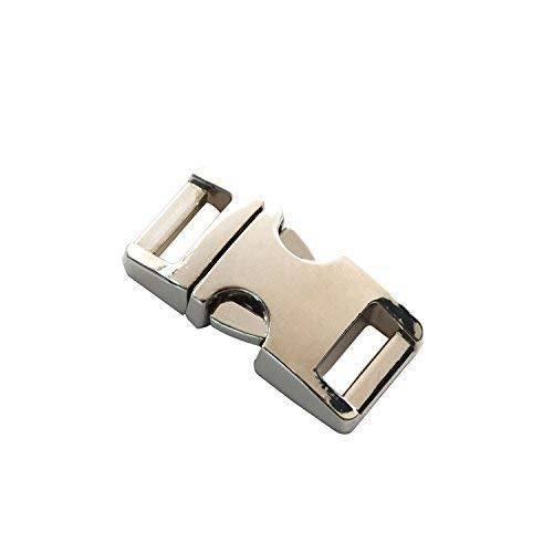 DGQ 5/8-Inch 10pcs Heavy Duty Metal Side Release Buckles Silver Color for Paracord Bracelets by DGQ - Image 3