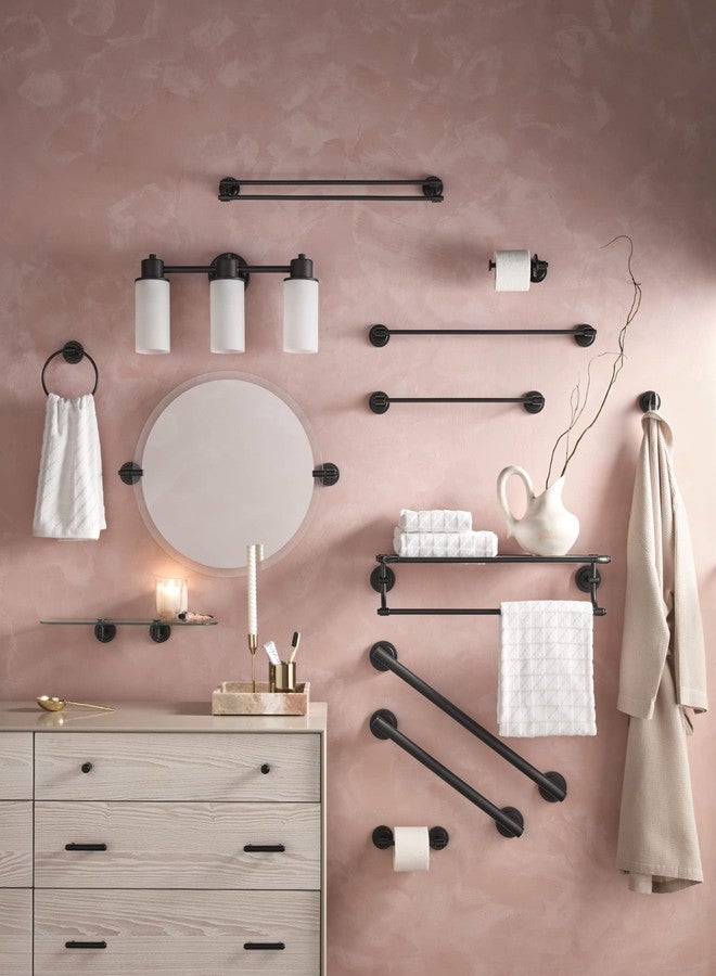 Moen DN0718BN Iso 18-Inch Single Bar Towel Bar, Brushed Nickel - Image 5