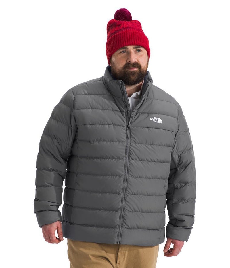 The North Face Mens Aconcagua 3 Jacket Standard Big Size Wind Resistant Water Repellent 600 Fill Waterfowl Down Insulation Smoked Pearl Small