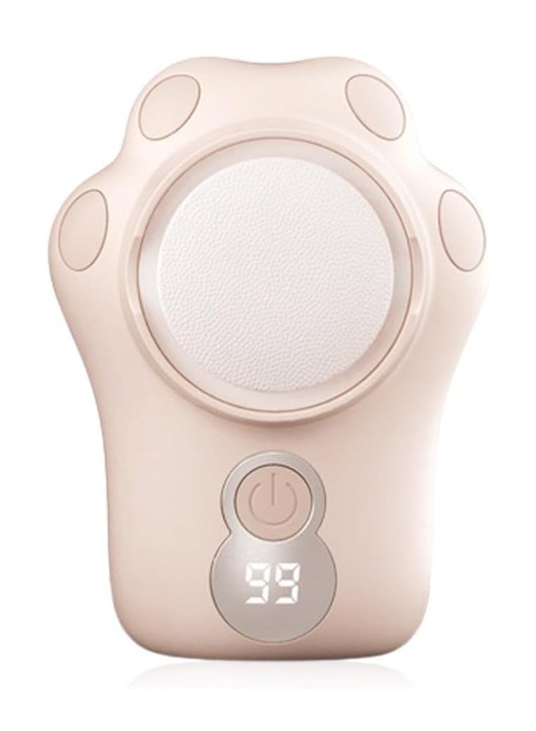 Zikra Foot Callus Remover Electric Rechargeable, Portable Foot Scrubber Dead Skin Remover with 3 Different Densities of Sanding Heads, Professional Washable Pedicure Tools for Feet Pink - Image 1