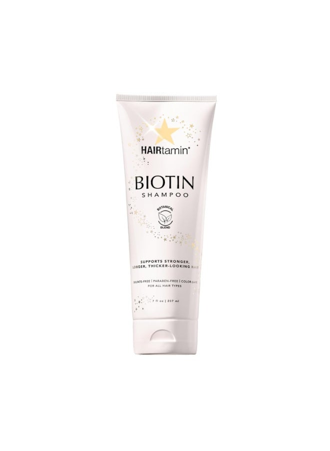 HAIRtamin Biotin Shampoo - Helps to Support Stronger, Longer, Thicker-Looking Hair with Sulfate-Free, Hydrating, Vitamin Rich Formula Shampoo, Made With Vitamin B5, Cucumber Extract, Aloe Vera - Image 1