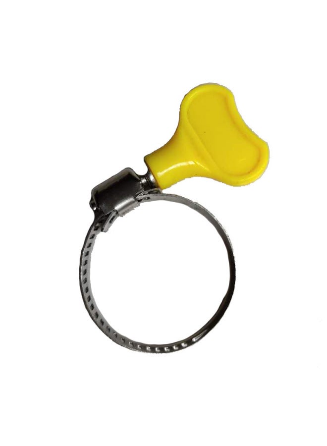 Throat Clamp Clip Gas Pipe Clamp Water Pipe Clip Water Pipe Fastening Plastic Handle Holding Hoop Stainless Steel Snap Pipe Hoop-Specification Model:Cards 22-32  - Image 5