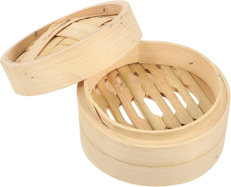 Trusted all-purpose quality Steamer Basket Set 13cm with Lid Multi-functional Kitchen Steamer for Cooking Dim Sum and Vegetables Climate adapted upgraded quality - Image 1