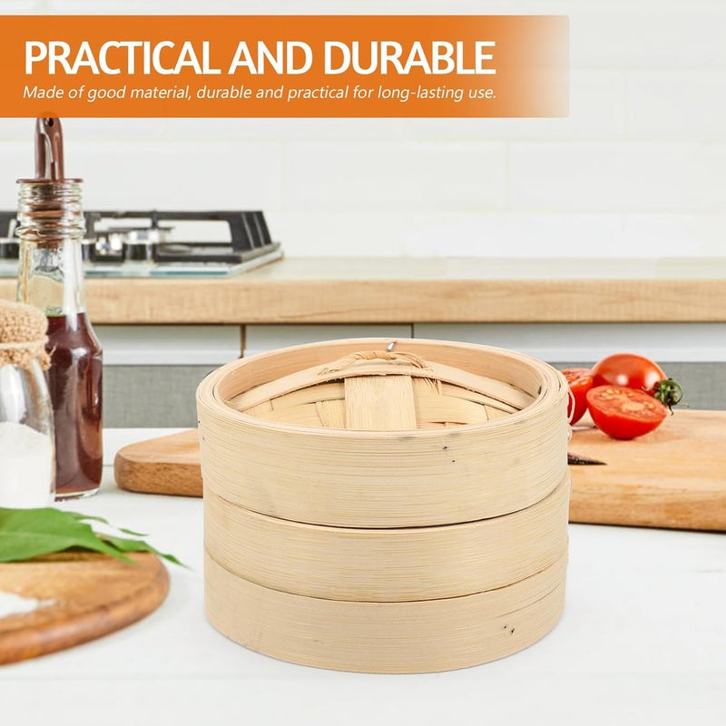 Trusted all-purpose quality Steamer Basket Set 13cm with Lid Multi-functional Kitchen Steamer for Cooking Dim Sum and Vegetables Climate adapted upgraded quality - Image 5