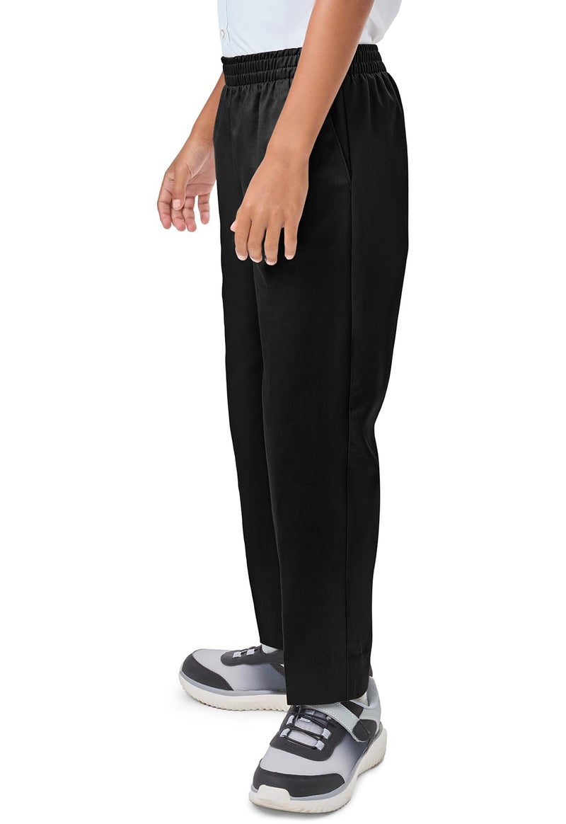 CLASSROOM Little Boys' Uniform Pull-On Pant, Black, 4 - Image 4