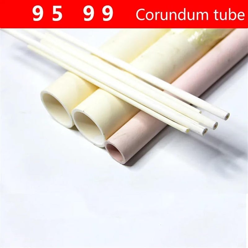 95 Porcelain Corundum Alumina Tube High Thermal Wear Resistant Insulating Thermocouple Protection Tube - Image 3