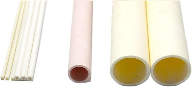 95 Porcelain Corundum Alumina Tube High Thermal Wear Resistant Insulating Thermocouple Protection Tube - Image 2