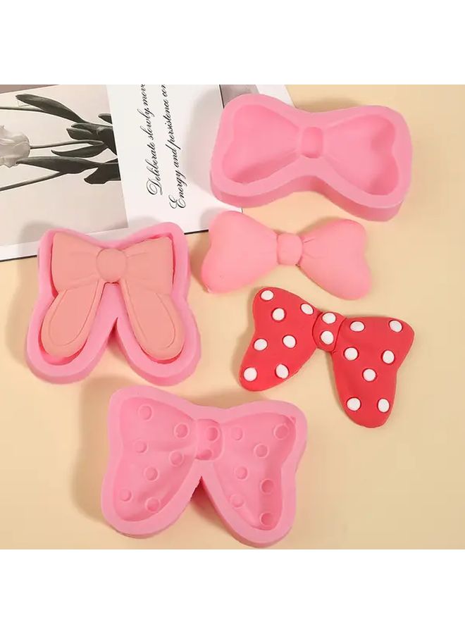 3 Pcs Cute Bow Shaped Fondant Molds For Candy Cake And Ice Cream Baking Tools Bpa Free Silicone Reusable Kitchenware Model A 21 - Image 4