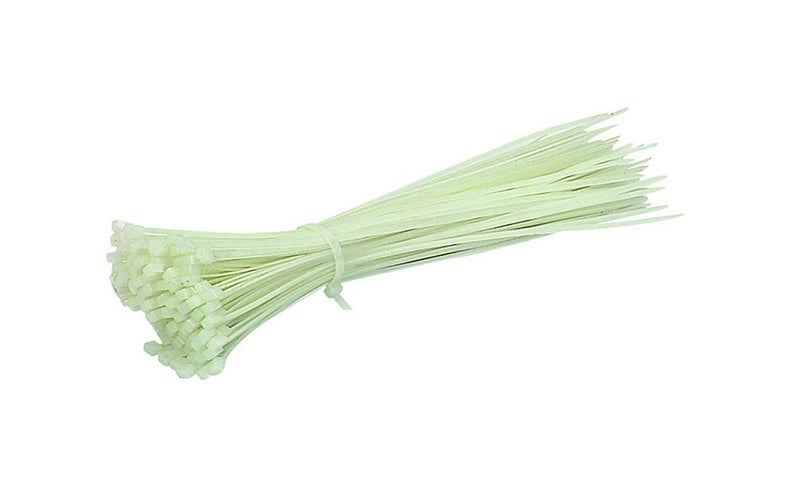 Pure Source India Nylon Cable Ties 100 MM (4 Inch) Pack of 50 Pcs Self Locking Cable Tie. - Image 1