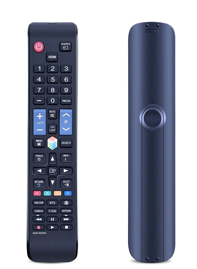 Zaboon Aa59-00594A Replacement Remote Control Fit For Samsung 3D Smart Lcd Led Hdtv Tv 50Uh5203 Un46D7000 Un55F7100 Un55D8000 Pn60F5500 Un65F7100 Un46D8000 Un46D7900 - Image 1