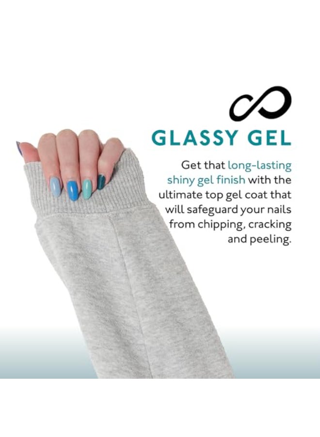 Eternal Glassy Gel Top Coat High Shine GelLike Top Coat for a LongLasting Glossy Finish - Image 3