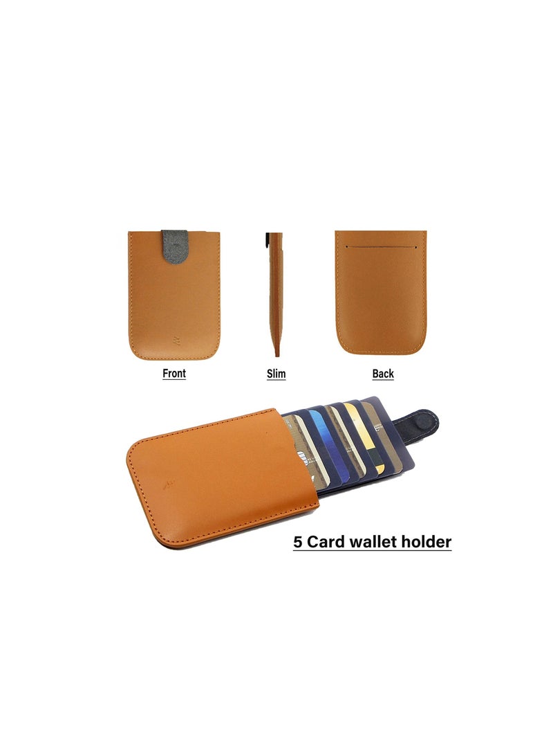 Slim Portable Card Holders ID Credit Protector Gradient Women Men Wallet Business Card Case Money Purse - Image 1