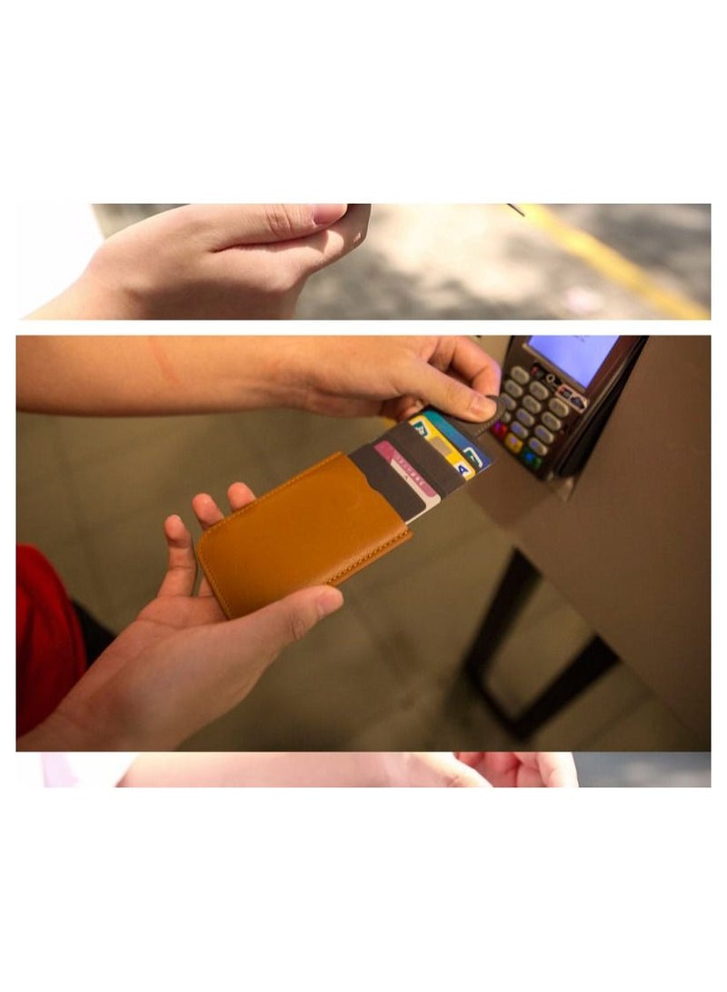 Slim Portable Card Holders ID Credit Protector Gradient Women Men Wallet Business Card Case Money Purse - Image 5