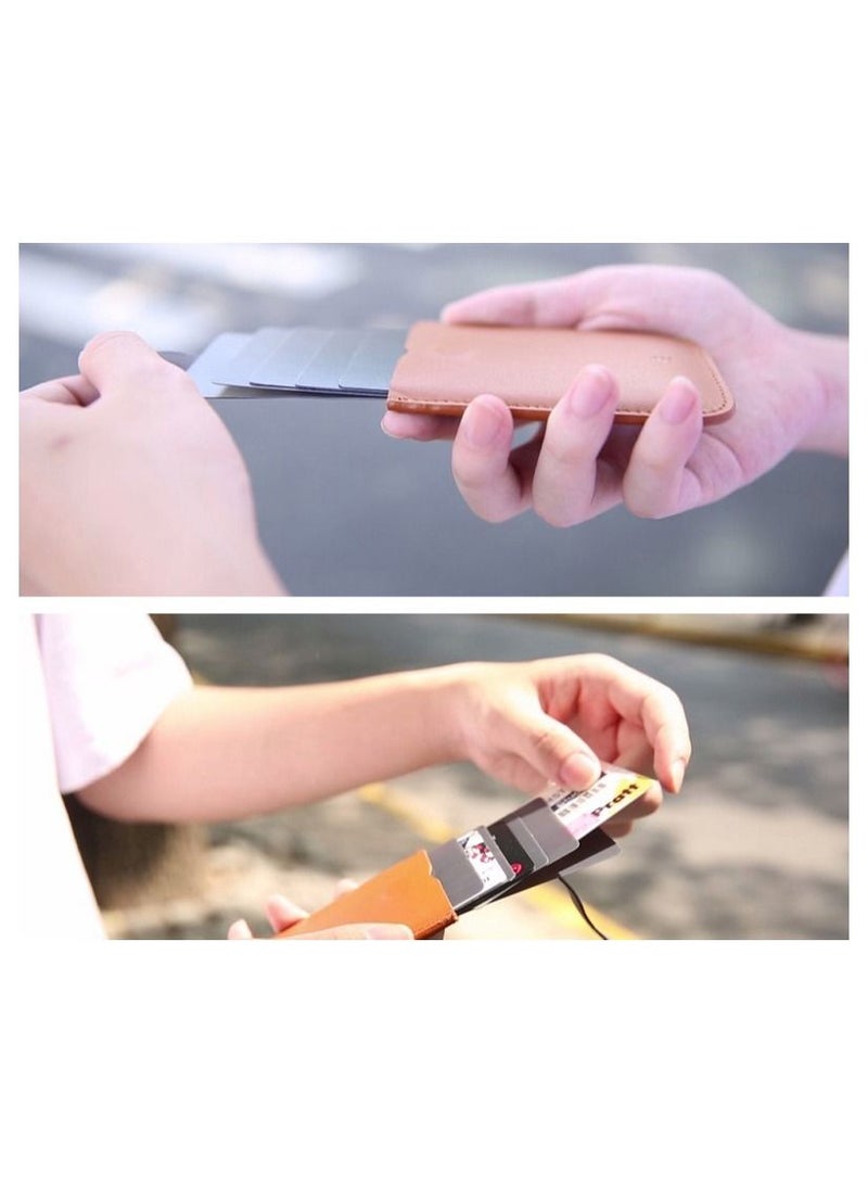 Slim Portable Card Holders ID Credit Protector Gradient Women Men Wallet Business Card Case Money Purse - Image 4