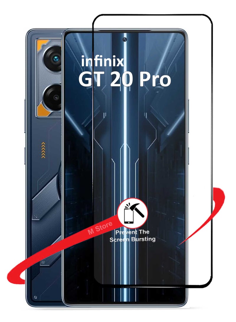 For Infinix GT 20 Pro 5G Screen Protector – Edge to Edge Tempered Glass Screen Protector, High Transparency, Delicate Touch, Anti-Explosion, Smooth Arc Edges, Easy Installation - Image 1