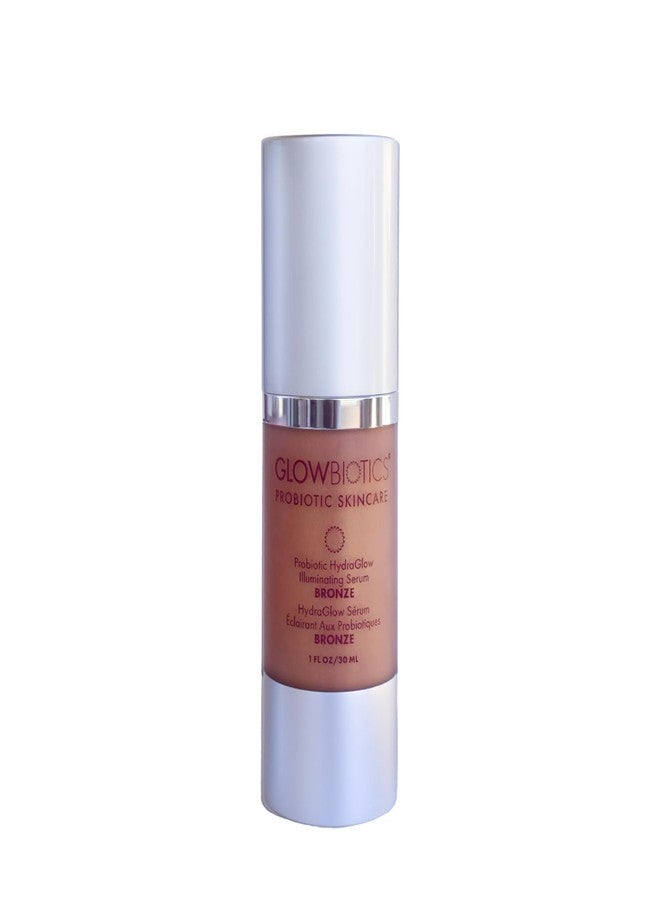 Glowbiotics Probiotic HydraGlow Illuminating Serum Bronze: Hydrating Dew Drops for Radiant Skin, Illuminating Glow Enhancer with Hyaluronic Acid and Probiotics, 1 Fl Oz - Image 1