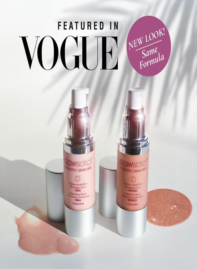 Glowbiotics Probiotic HydraGlow Illuminating Serum Bronze: Hydrating Dew Drops for Radiant Skin, Illuminating Glow Enhancer with Hyaluronic Acid and Probiotics, 1 Fl Oz - Image 2