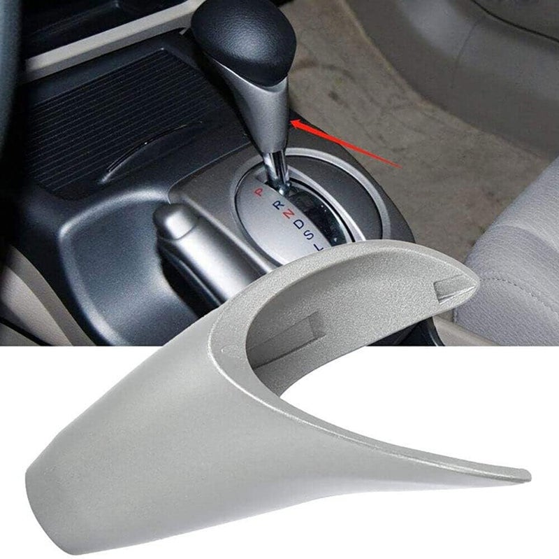 TEAMWILL Car Shift Knob Gear Head Shroud Cover Trim for Honda Civic 2006-2011 - Image 2