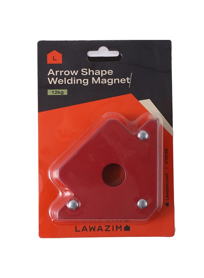LAWAZIM Arrow Shape Welding Magnet-12kg- High Magnetic Strength Secure Welding Positioning Heat-Resistant Magnet Holder Clamp- Metal Fabrication Construction Automotive - Professional and DIY Projects - Image 5