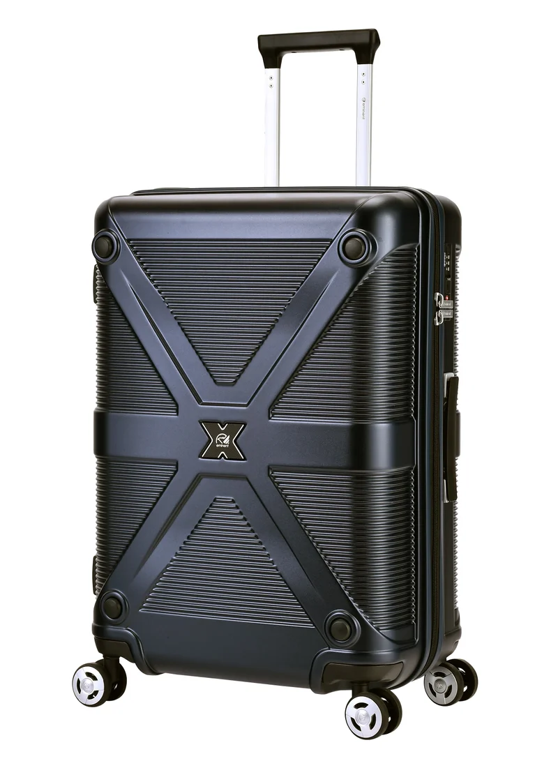 إيمينينت Hard Case Suitcase Trolley Luggage Set of 3 Polycarbonate Lightweight 4 Quiet Double Spinner Wheels Travel Bags With TSA Lock KJ97 Night Blue