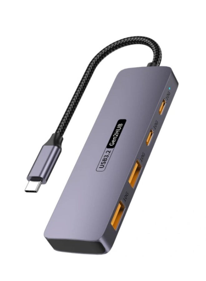 Haing 4 IN 1 TYPE-C USB3.2GEN 2 HUB 4PORT - Image 3
