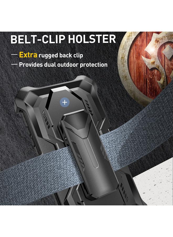 S-TOP Case For iPhone 11 Armor Series Holder Phone Case with Back Clip - Image 4