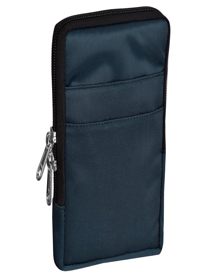 Syutm Men's Multipurpose Unisex Nylon Waist Pouch Fanny Pack Stylish Travel Bag Pouch with Belt Adjustable Strap (Blue) - Image 1