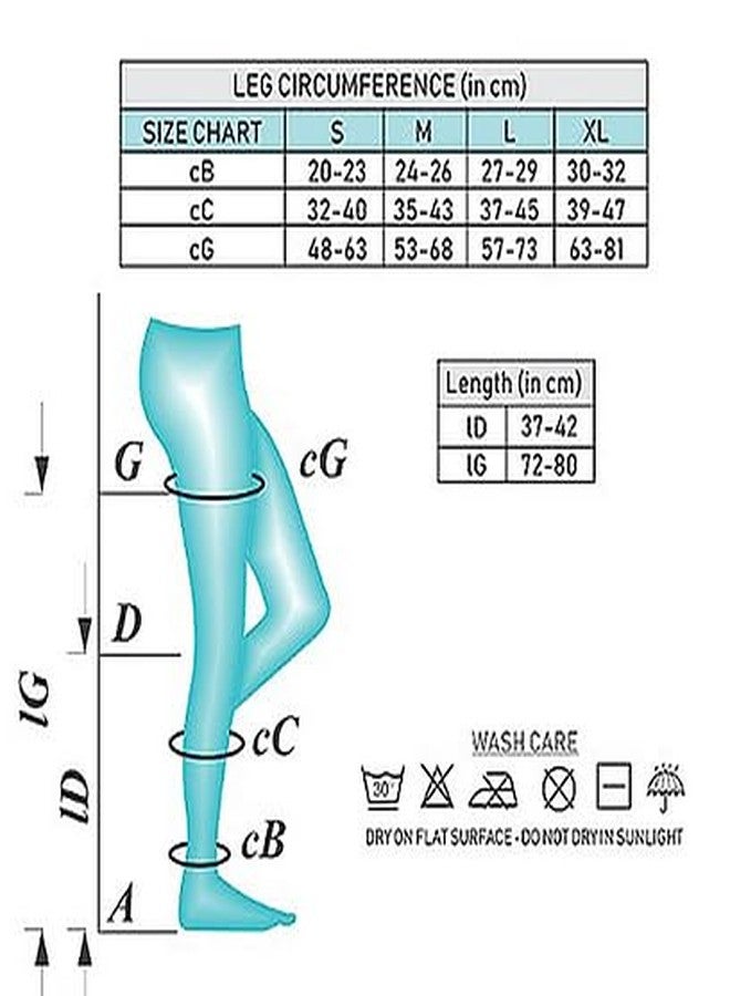 FederFlex Class 2 Compression Stockings - Open Toe | Thigh Length | XL - Image 4