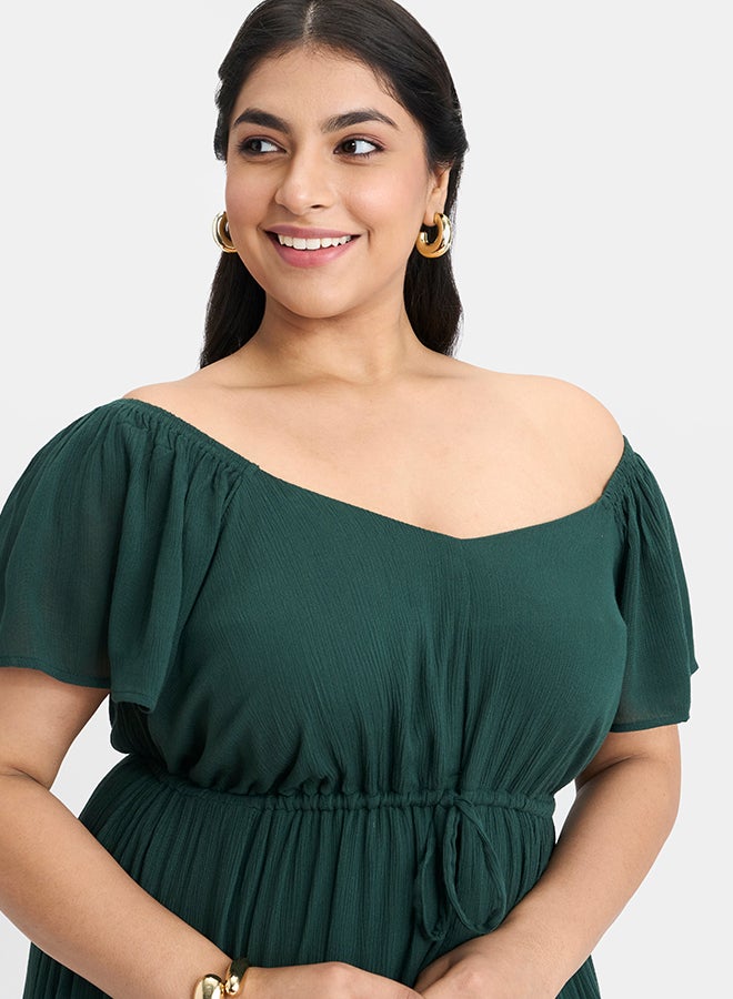 VIRGIO 100% Viscose Tiered Maxi Dress - Image 5