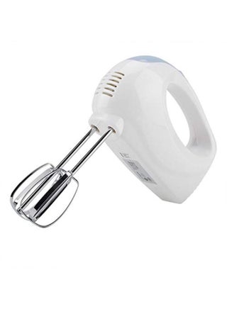 7-Speed Electric Hand Blender With Turbo Boost – 100W Motor, Dough Hook, Egg Whisk, Flat Mixer, Storage Box – Ideal for Cakes & Desserts