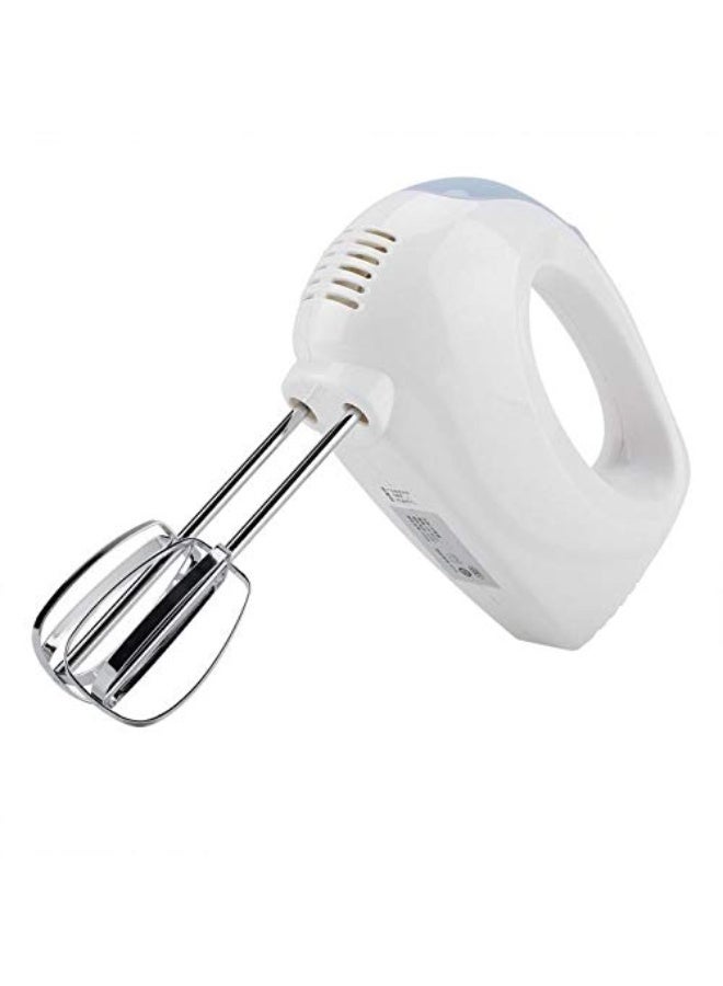 7-Speed Electric Hand Blender With Turbo Boost – 100W Motor, Dough Hook, Egg Whisk, Flat Mixer, Storage Box – Ideal for Cakes & Desserts  - Image 1