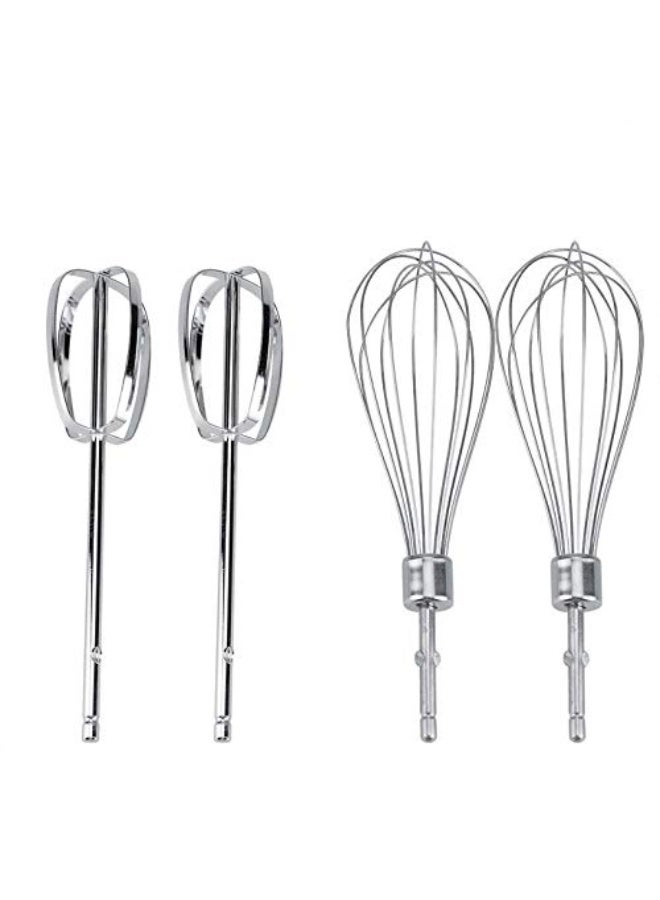 7-Speed Electric Hand Blender With Turbo Boost – 100W Motor, Dough Hook, Egg Whisk, Flat Mixer, Storage Box – Ideal for Cakes & Desserts  - Image 4