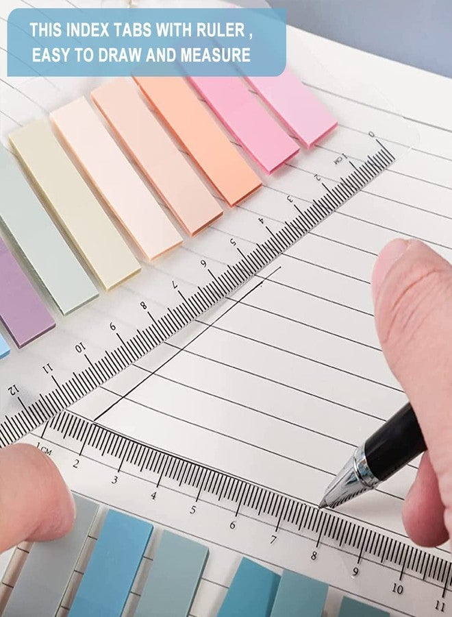 SHUTTLE ART Sticky Book Tabs, Book Markers, Repositionable Book Flags Strip, Writable Transparent for School Supplies and Office Supplies Colorful Sticky Book Tabs (1 Packs | 200 Pcs Notes) - Image 3