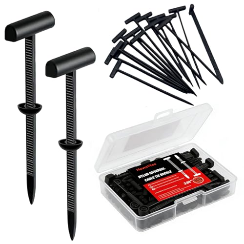 Hovmvtee Upgrade Nylon Universal Cable Tie Buckle with Storage Box Cable Tie Buckle Zip Tie Clips for Car Fender Bumper Fix Mudguard Fastener Automotive Replacement100pcs - Image 1
