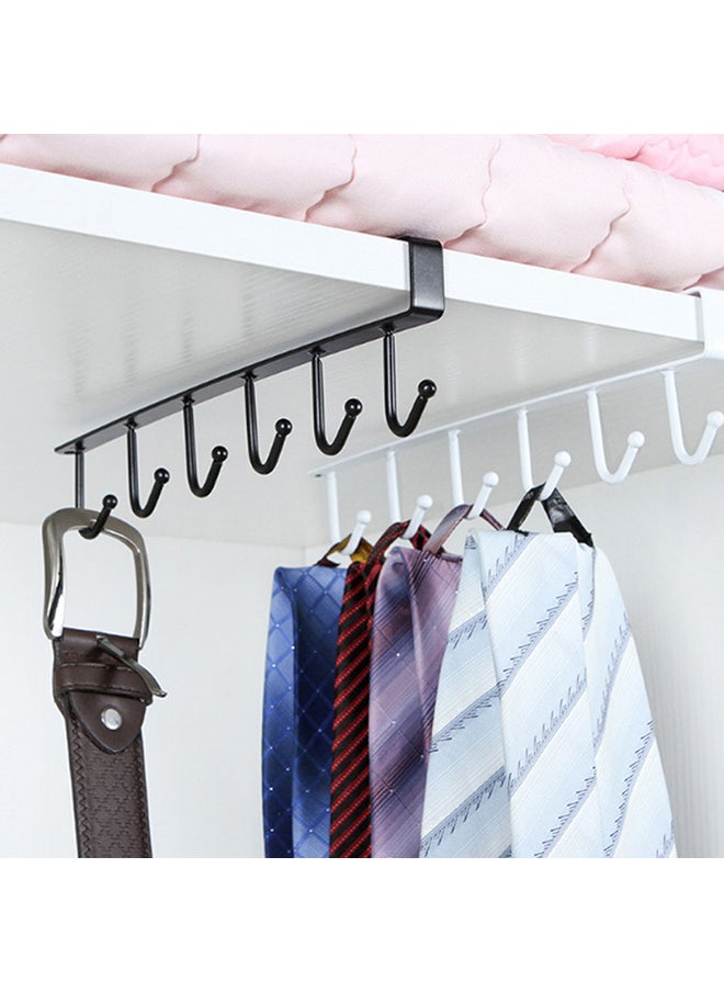 O Ozone Mug Storage Organizer [ Hanging Cup Holder ] For Kitchen Utensils [ Hanging Kitchen Storage Rack ] Mug Holder - White  - Image 3