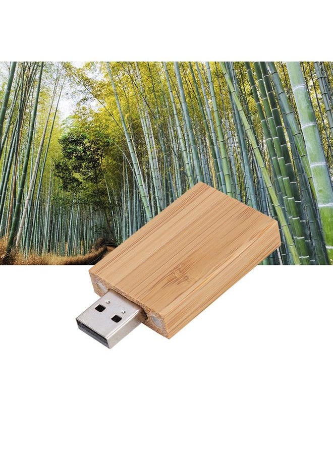 Thoraya - Wooden Long Shape Flash Drives Storage USB 2.0 U Disk Memory Stick (64G) - Image 1
