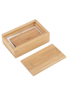 Thoraya Wooden Long Shape Flash Drives Storage USB 2.0 U Disk Memory Stick (64G)  - Image 1